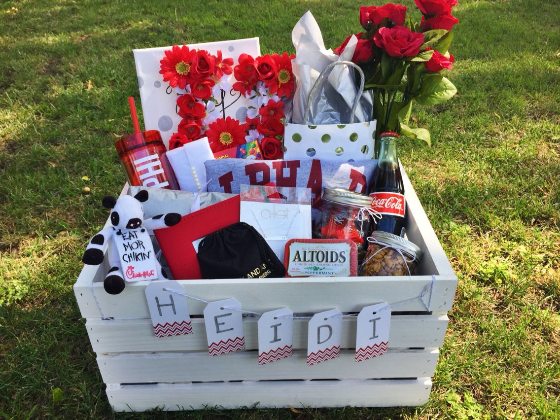 Sorority Big Little Basket Ideas