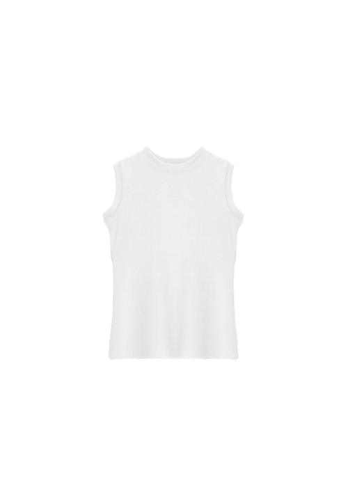 Round Neck Sleeveless Top