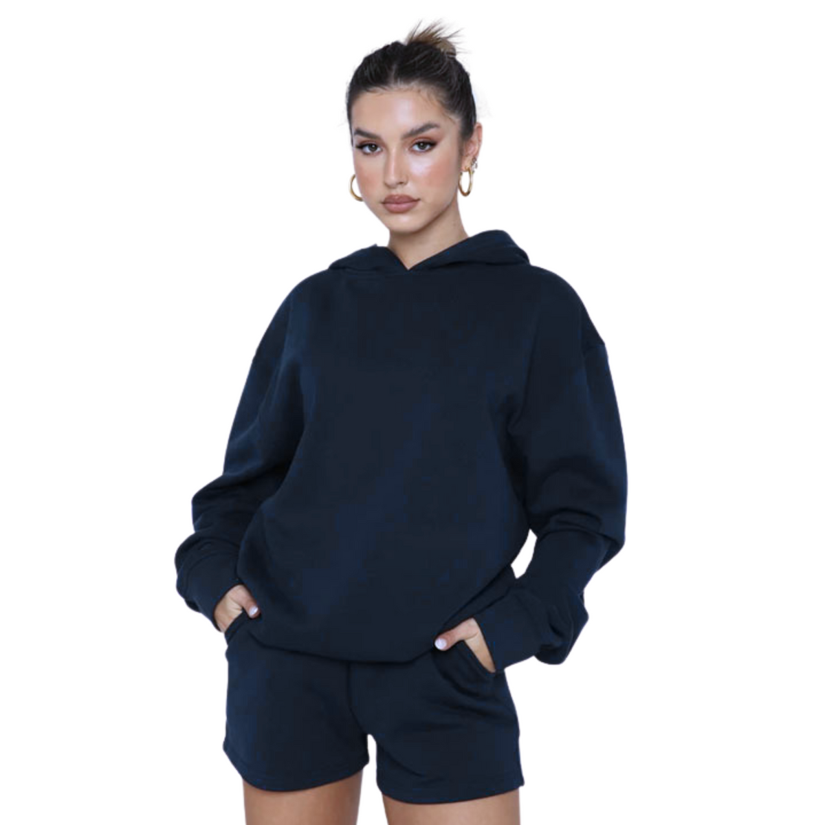 Sweatshirt with kangaroo pocket no hood sales