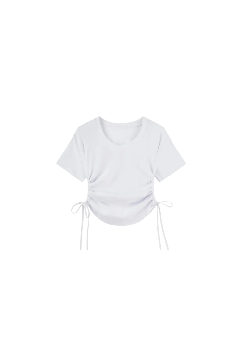 Drawstring Short Sleeve