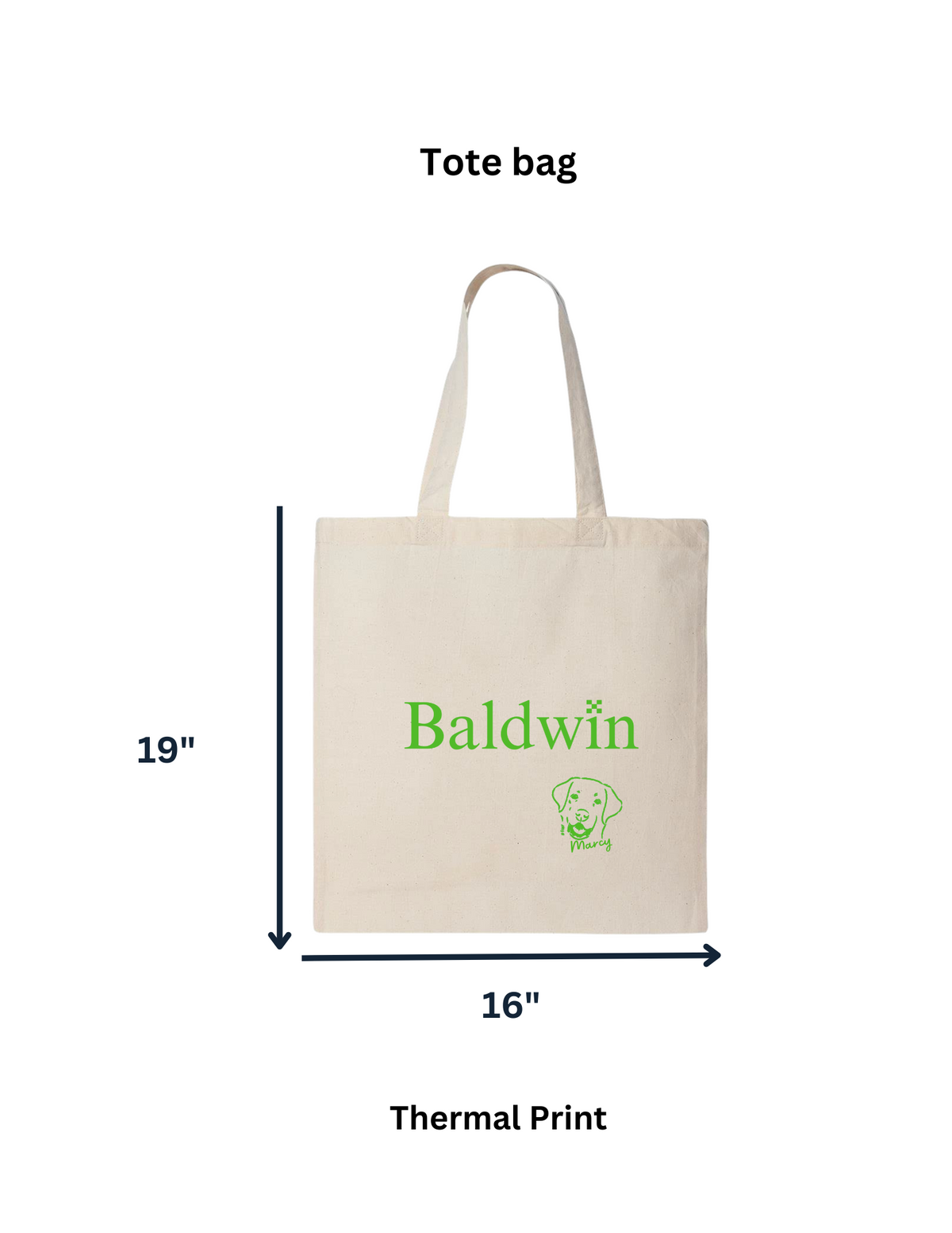 Baldwin Elementary School Swags - Tote Bag