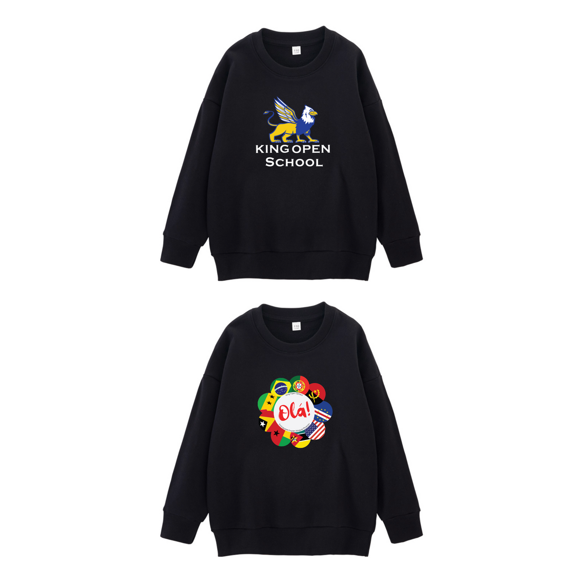 King Open School - Kids Crewneck Sweatshirt