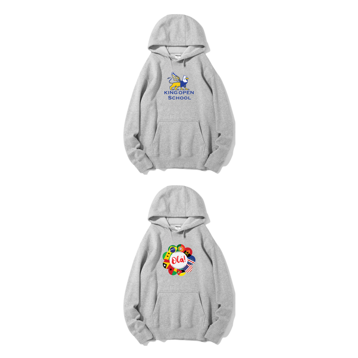 King Open School - Adult Fleece Hoodie