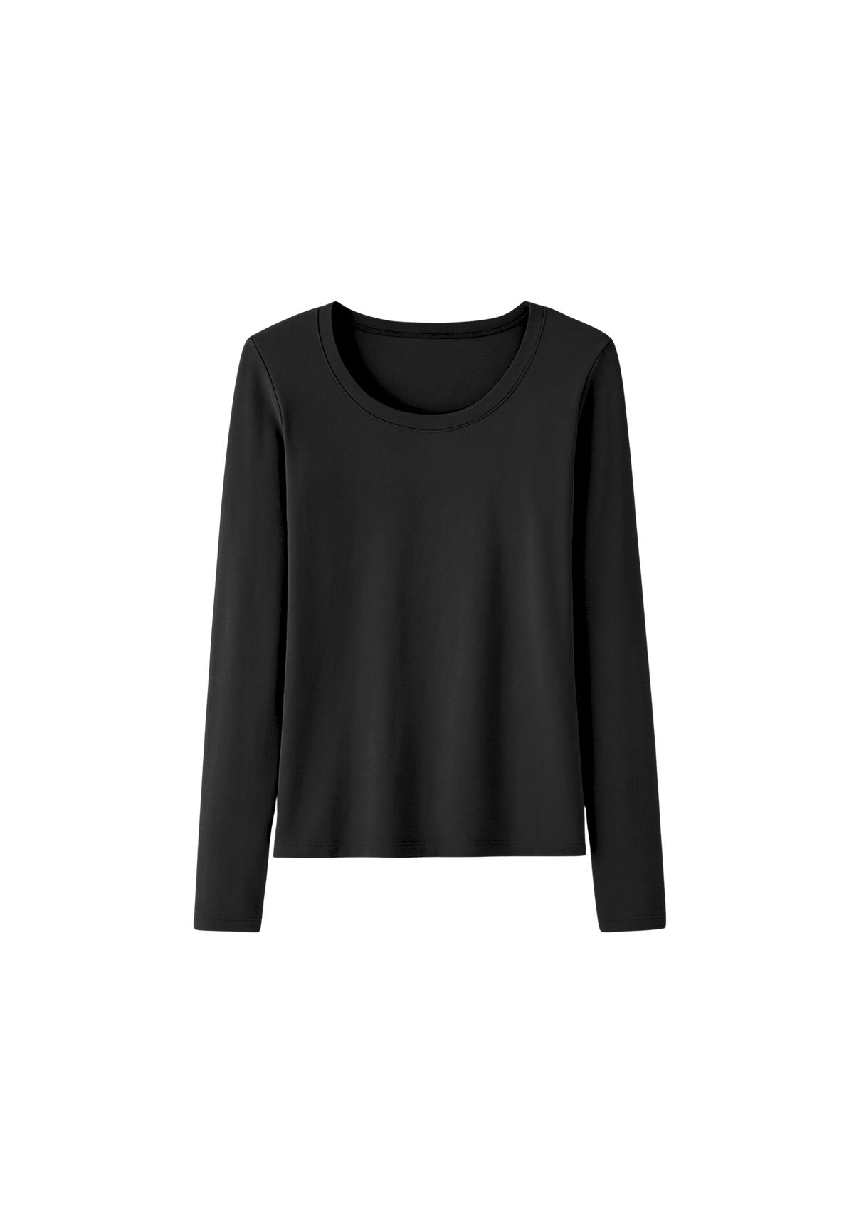 Fitted long-sleeve T-shirt
