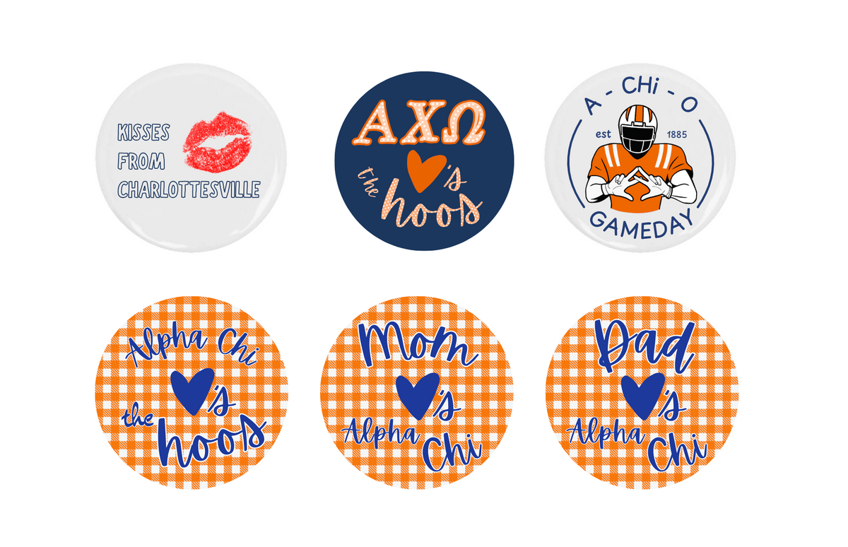 UVA Alpha Chi Omega Pins