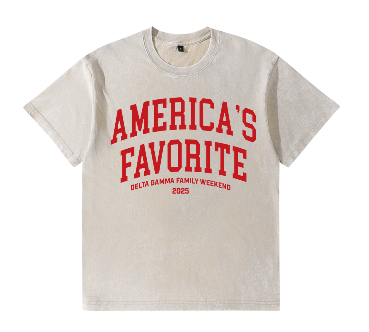 TCU Delta Gamma Vintage Wash Tee