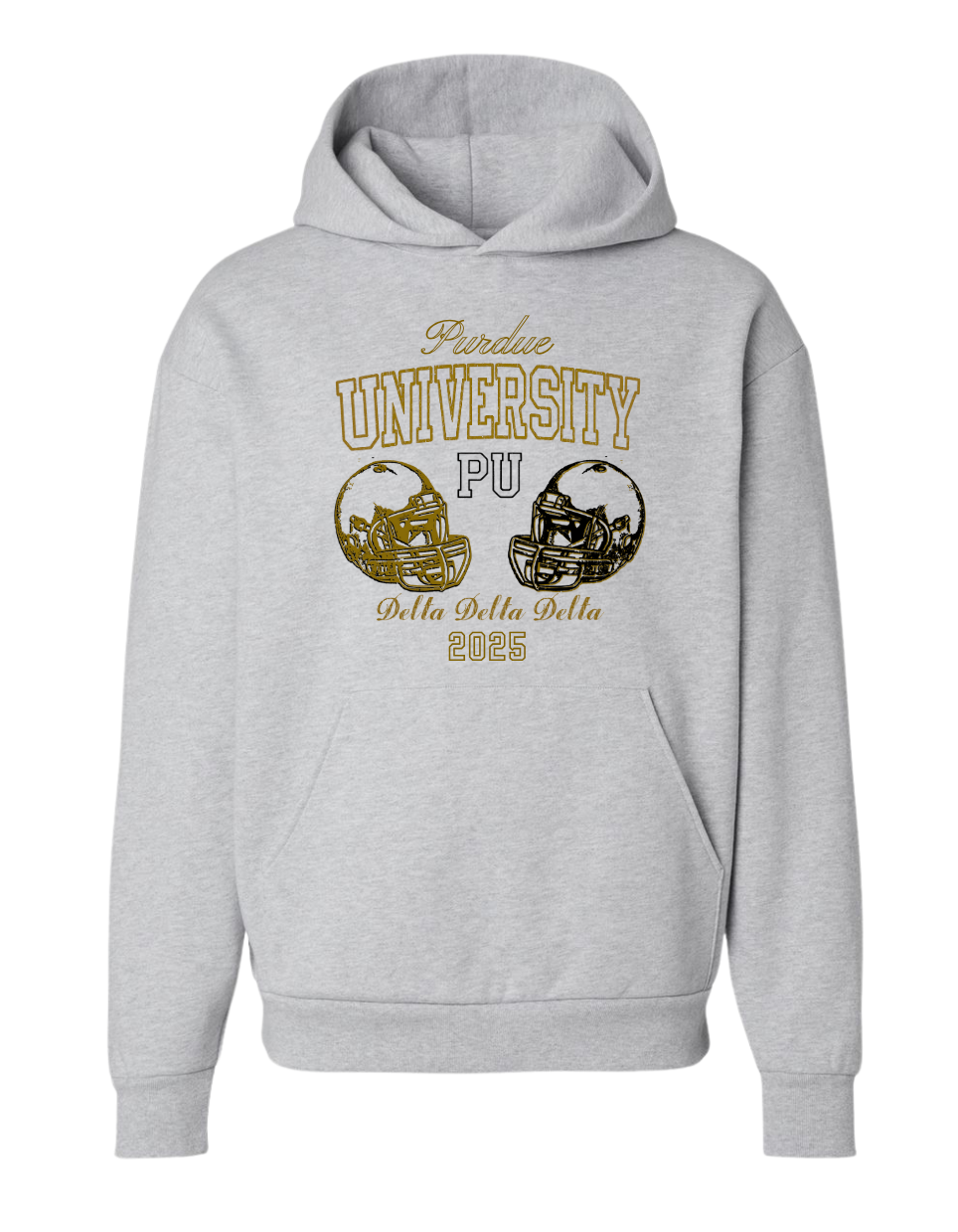 Purdue University Delta Delta Delta Fleece Hoodie