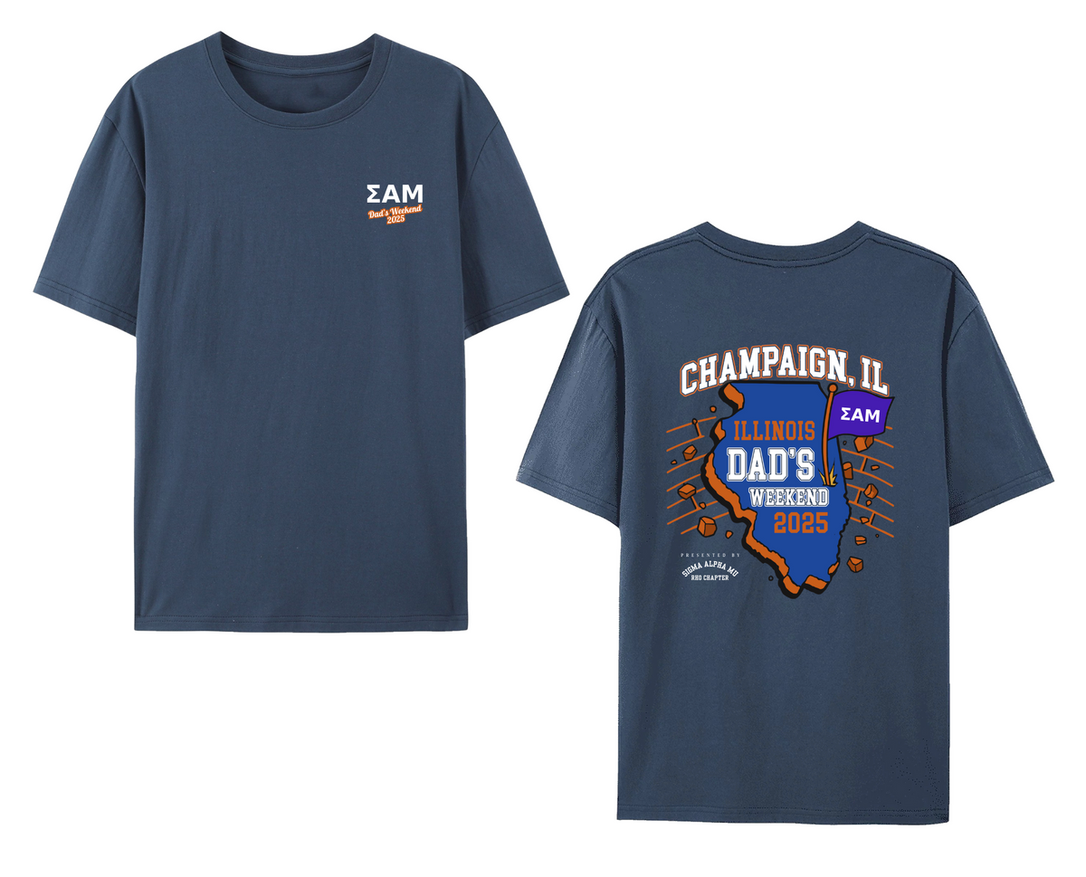 UIUC Champaign+Sigma Alpha Mu Comfort T-shirt
