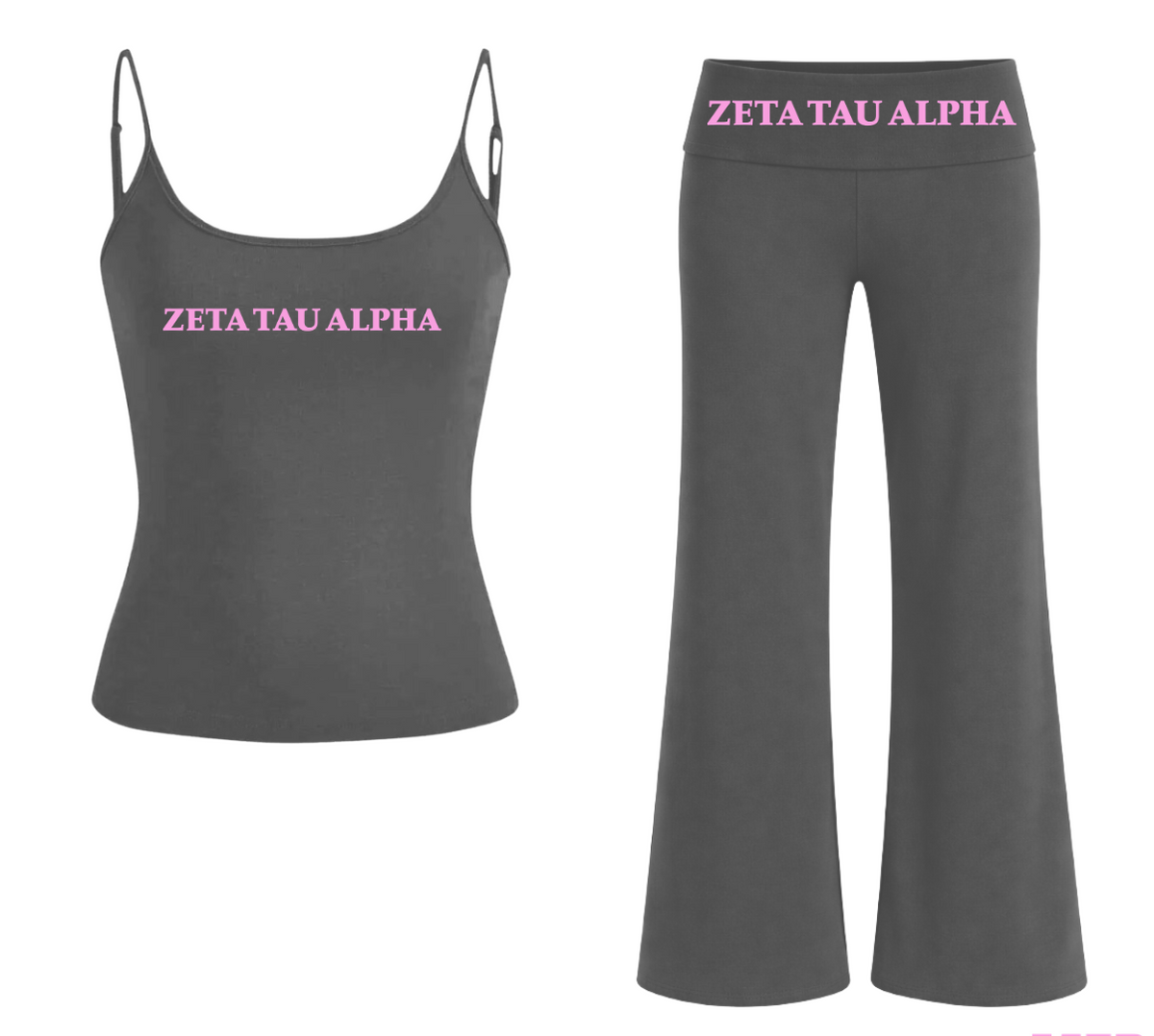 Miami (Ohio) Zeta Strap Tank & Fold-over Sweatpants