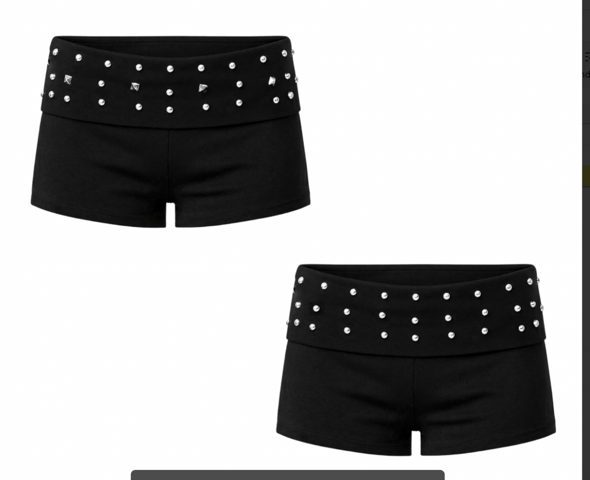convention studded shorts