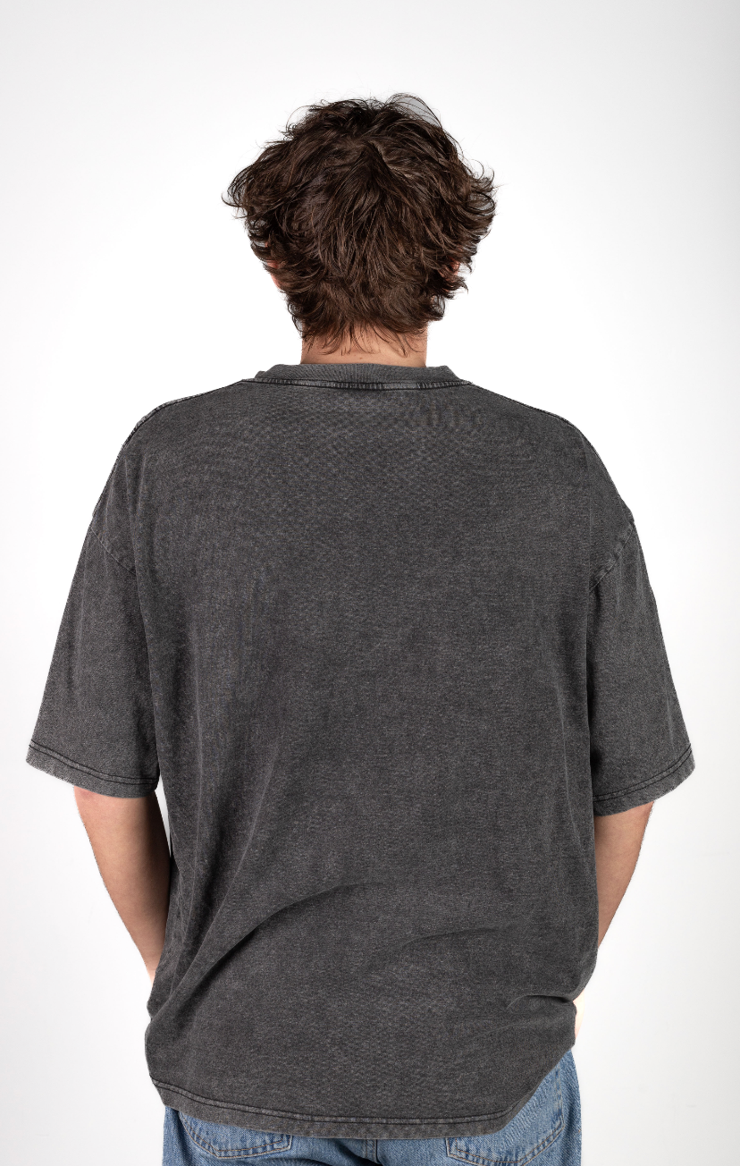 Grey washed best sale t shirt